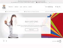 Tablet Screenshot of envelopekings.co.uk